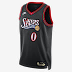 Philadelphia 76ers 2025/26 Hardwood Classics Men's Nike Dri-FIT NBA Swingman Jersey - Black