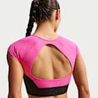 Nike Pro Sculpt Women's Medium-Support Padded Short-Sleeve Sports Bra