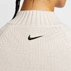 나이키 스포츠웨어 여성 타이트 그래픽 풀집 스웨터