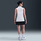 ナイキ ビクトリー ウィメンズ Dri-FIT スリーブレス ストライプ ゴルフポロ