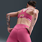 Shorts de ciclismo de tiro alto de 13 cm sin costura frontal para mujer Nike Universa