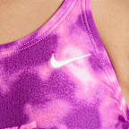 Traje de baño de una pieza con diseño Fastback Nike Swim HydraStrong para niña talla grande