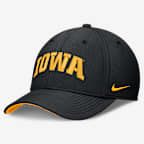 Iowa Classic Swooshflex Men's Nike Dri-FIT College Hat - Black