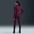 Nike Pro Therma-FIT meisjestop met halflange rits en lange mouwen