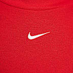 Nike Sportswear Essential Women's Ribbed Mock-Neck Long-Sleeve Top