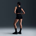 Nike Pro Women's Mid-Rise 3" Mesh-Paneled Shorts