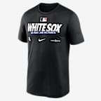 Chicago White Sox 2026 Postseason Authentic Collection Legend Men's Nike Dri-FIT MLB T-Shirt - Black