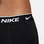 Nike Dri-FIT Essential Cotton Stretch Calzoncillos largos para hombre (paquete de 3)