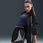 Nike Sportswear ledig løpeshorts med mellomhøyt liv til dame (7,5 cm)