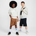 Nike SB Icon Fleece EasyOn Older Kids' Oversized Pullover Hoodie