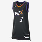 Jersey Nike Dri-FIT de la WNBA Victory Diana Taurasi Phoenix Mercury 2042 Rebel Edition - Negro/Blanco