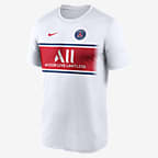 Playera de fútbol Dri-FIT para hombre Paris Saint-Germain (Marquinhos) - Blanco