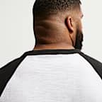 Playera de manga 3/4 raglán para hombre Nike Sportswear Club