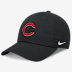 Gorra Nike de la MLB ajustable para hombre Cincinnati Reds Evergreen Club