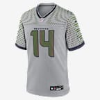 Sam Darnold Seattle Seahawks Rivalries Collection Men’s Nike NFL Game Jersey - Grey