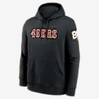 San Francisco 49ers 80th Anniversary Goal Line Club Men's Nike NFL Pullover Hoodie - Black