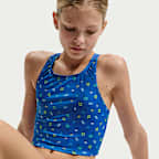 Conjunto de midkini con tirantes cruzados para niña talla grande Nike Swim