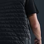 Veste sans manches de foot d'épaisseur moyenne Nike Therma-FIT FC Barcelona Windrunner pour homme