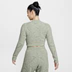 ナイキ スポーツウェア フェニックス コージー ブークレ ウィメンズ タイト ロングスリーブ ニット トップ