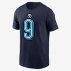 Steve McNair Tennessee Titans Rivalries Collection Men's Nike NFL T-Shirt - Navy