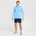 Playera con gorro de manga larga Dri-FIT UV para hombre Nike Swim Hydroguard Essential