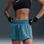Nike Dri-FIT One Women's Mid-rise 8cm (approx.) 2-in-1 Shorts