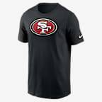 San Francisco 49ers Primary Logo Men's Nike NFL T-Shirt - Black