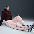 Pants oversized de tiro alto para mujer Nike Sportswear Phoenix Fleece