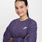 Nike Sportswear Club Fleece Older Kids' Oversized Sweatshirt