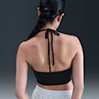 ナイキ スポーツウェア チル テリー ウィメンズ スリム クロップド フレンチテリー ホルタートップ