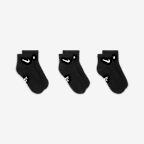Nike Everyday Older Kids' Cushioned Ankle Socks (3 Pairs)