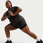 Nike Dri-FIT One Women's High-Waisted 3" 2-in-1 Shorts (Plus Size)