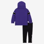 Conjunto de sudadera con gorro sin cierre y leggings para bebé (de 12 a 24 meses) Nike Varsity Prep