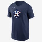 Playera Nike de la MLB para hombre Houston Astros Americana - Azul marino
