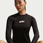 나이키 스윔 하이드로가드 여성 드라이 핏 UV 긴팔 탑