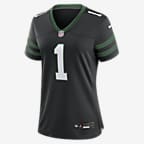 Sauce Gardner New York Jets Women's Nike NFL Game Football Jersey - Black