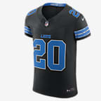 Barry Sanders Detroit Lions Men's Nike Dri-FIT NFL Elite Football Jersey - Black