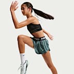 Nike Pro Older Kids' (Girls') Dri-FIT 2-in-1 Shorts