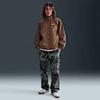 Nike SB Denim-løbejakke med lynlås i fuld længde