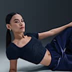 Nike Sportswear Phoenix Cozy Bouclé Women's Short-Sleeve Cropped Knit Top