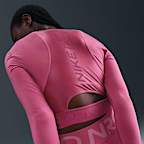 Playera de manga larga Dri-FIT cropped para mujer Nike Pro