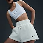Shorts de ajuste holgado y tiro alto para mujer Nike Sportswear Phoenix Fleece