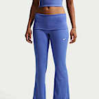 Pants de tela de canalé ajustados de tiro medio para mujer Nike Sportswear Chill Knit
