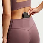 Nike Universa Women's High-Waisted 7/8 Leggings with No Front Seam