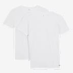 Camiseta interior con cuello redondo y ajuste entallado para hombre Nike Dri-FIT Essential Cotton Stretch (paquete de 2)