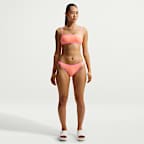 Parte superior del bikini tipo bralette con textura ondulada para mujer Nike Swim