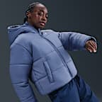 Nike Sportswear Classic Puffer Therma-FIT Bol Kapüşonlu Kadın Ceketi