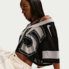 Jersey oversized cropped para mujer Nike Sportswear