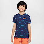 Playera para niños talla grande Nike Sportswear