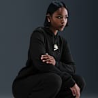 Sudadera con gorro sin cierre para mujer Nike Sportswear Club tejido Fleece